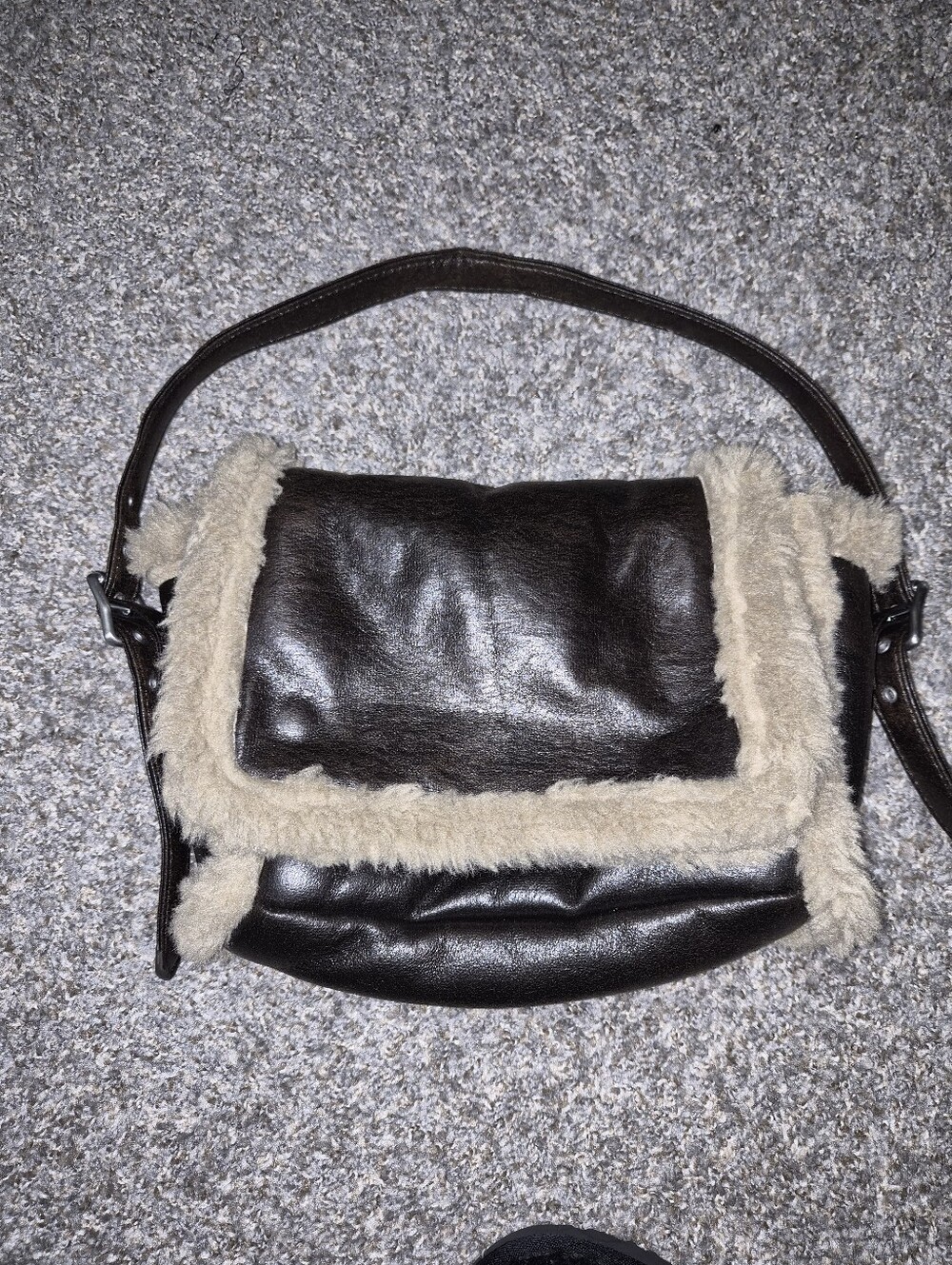 Zara Fur Shoulder Bag